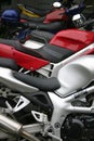 Red Motorcycle Royalty Free Stock Photo