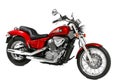 Red motorcycle Royalty Free Stock Photo