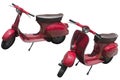 Red motorcycle Royalty Free Stock Photo