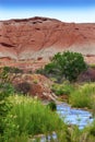 Red Mountain Fremont River Capitol Reef National Park Utah Royalty Free Stock Photo