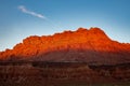 Red Mountain in Marble Canyon Arizona at Sunset