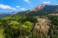 Red Mountain Pass along the San Juan Skyway Royalty Free Stock Photo