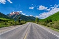 Red Mountain Pass along the San Juan Skyway Royalty Free Stock Photo