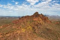 Red Mountain during the Solar Eclipse