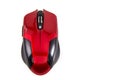Red mouse on white background Royalty Free Stock Photo