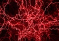 Red multiple neurons background abstract design Royalty Free Stock Photo