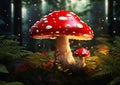 The Red Mushroom of Greed: A Wonderous Tale of Potions and Parti