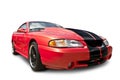 Red Mustang Cobra Sports Car