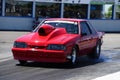 Mustang drag car Royalty Free Stock Photo