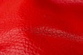 red leather texture background Royalty Free Stock Photo