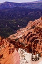 Red Navajo sandstone pinnacles