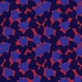 Red Navy Heart shaped ValentineÃ¢â¬â¢s Day Seamless Pattern Background