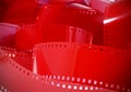 Red negative film