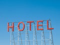 Hotel Sign Royalty Free Stock Photo
