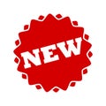 Red New Button Icon Royalty Free Stock Photo