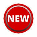 Red New Button Icon Royalty Free Stock Photo