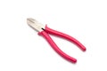 Red nipper on a white background Royalty Free Stock Photo