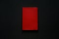 Red rectangle on a black background Royalty Free Stock Photo