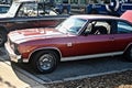 Red Nova SS car at a car exhibition in Downers Grove, United States Royalty Free Stock Photo