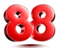 Red numbers 88.