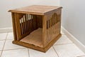 Red Oak Made Dog Kennel for Small Dogs