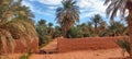 The red oasis Timimoun in Algeria Royalty Free Stock Photo