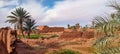 The red oasis Timimoun in Algeria Royalty Free Stock Photo