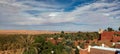 The red oasis Timimoun in Algeria