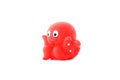 Red octopus children's toy Royalty Free Stock Photo