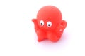 Red octopus children's toy