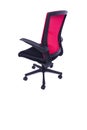 The red office chair isolated on the white background Royalty Free Stock Photo