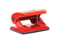 Red office puncher Royalty Free Stock Photo