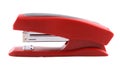 Red office stapler Royalty Free Stock Photo