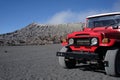 Red offroad car