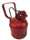 Red oil can Royalty Free Stock Photo