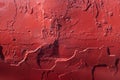 Red oil color on rusty iron sheet for background Royalty Free Stock Photo
