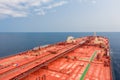 Red oil tanker Royalty Free Stock Photo