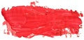 Red oil texture paint stain brush stroke