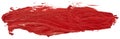 Red oil texture paint stain brush stroke, Royalty Free Stock Photo