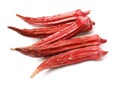 Red okra Royalty Free Stock Photo