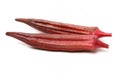 Red okra Royalty Free Stock Photo