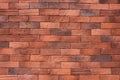 Red old brick wall background Royalty Free Stock Photo