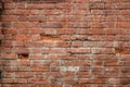 Red old brick wall Royalty Free Stock Photo