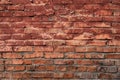 Red old brick wall Royalty Free Stock Photo