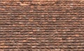 Red old roof tiles background Royalty Free Stock Photo