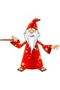 Red Old Wizard Character Royalty Free Stock Photo