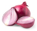 Red onion bulb Royalty Free Stock Photo