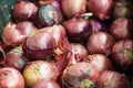 Poorly display Red Onion Royalty Free Stock Photo