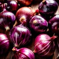 Red onion fresh raw organic vegetable