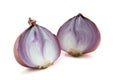 Red Onion halve Royalty Free Stock Photo